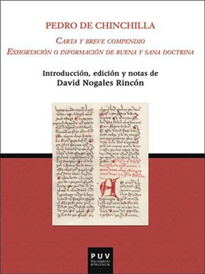cover image of Carta y breve compendio. Exhortación o información de buena y sana doctrina